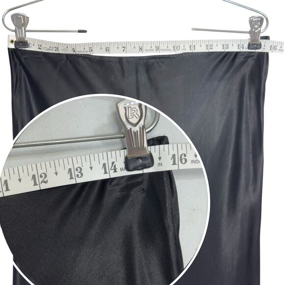 Vintage Rampage Maxi Skirt Side Zip Women M Black Goth Y2k Witchy Whimsygoth - Picture 9 of 13